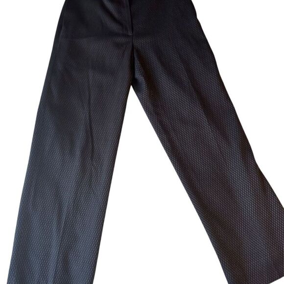 Women’s Houndstooth Checkered Dress Pants Size 2P Business Straight Leg - Picture 1 of 14